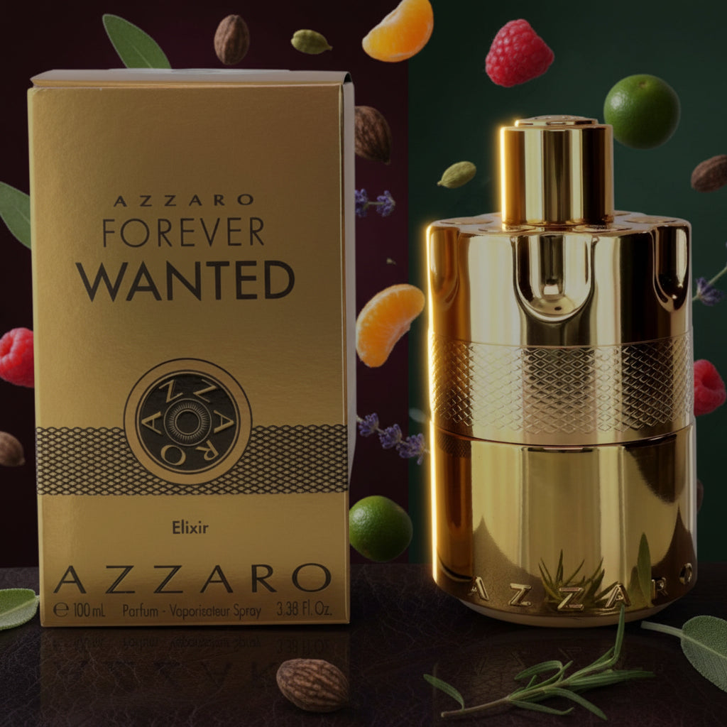 Azzaro Forever Wanted Elixir by Azzaro, 3.3 oz Parfum spray for Men