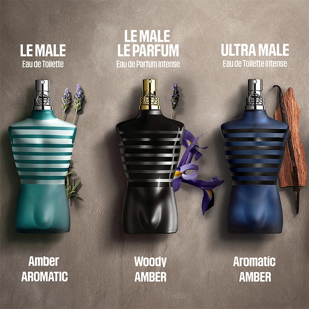 Ultra Male By Jean Paul Gaultier Men Eau De Toilette Intense Spray Long Lasting Fragrance Cologne Natural French Perfume 125ML