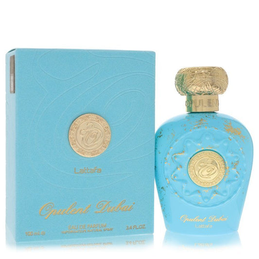 Lattafa Opulent Dubai by Lattafa Eau De Parfum Spray (Unisex) 3.4 oz (Women)