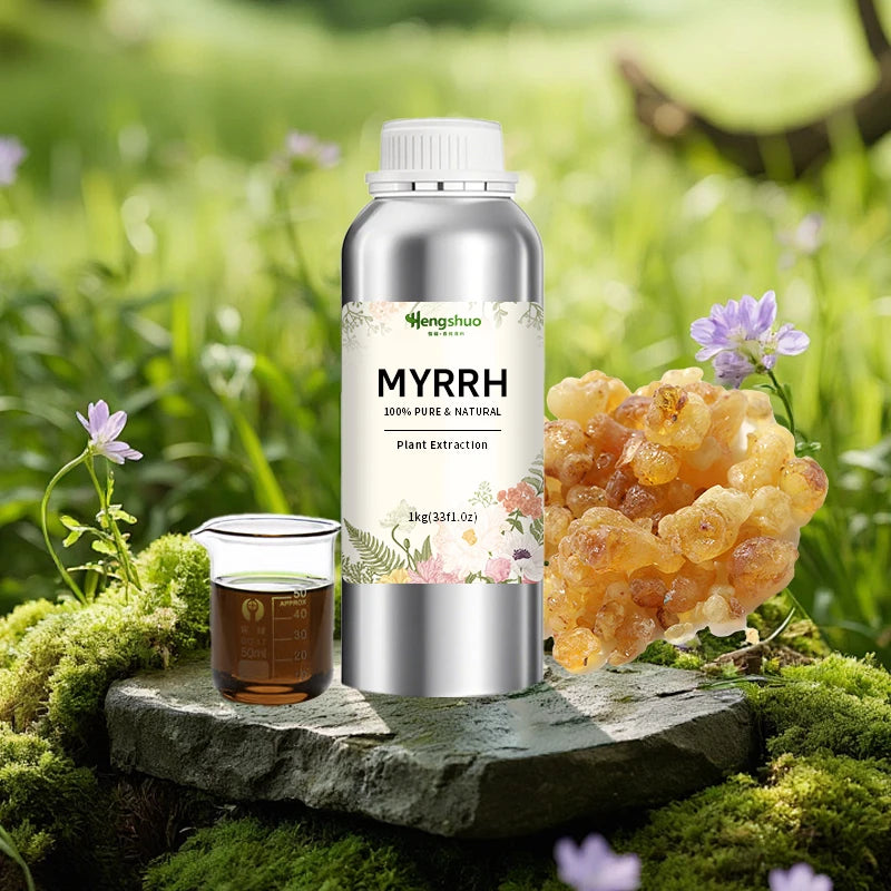 Pure Myrrh Essential Oil – 100% Steam Distilled, Aromatherapy Grade