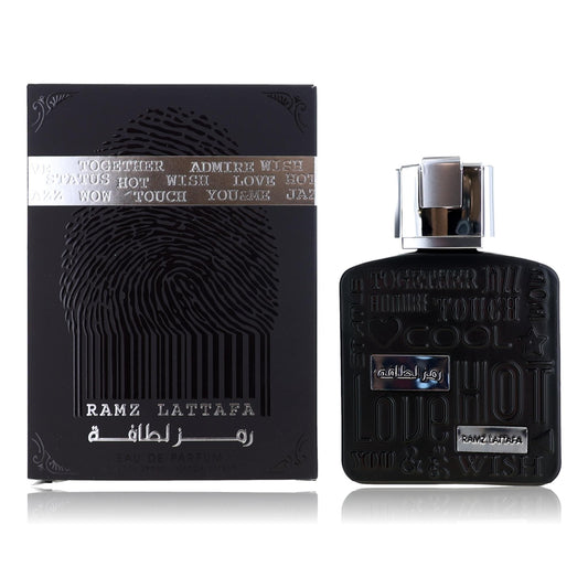 Ramz Silver by Lattafa, 3.4 oz EDP Spray for Unisex