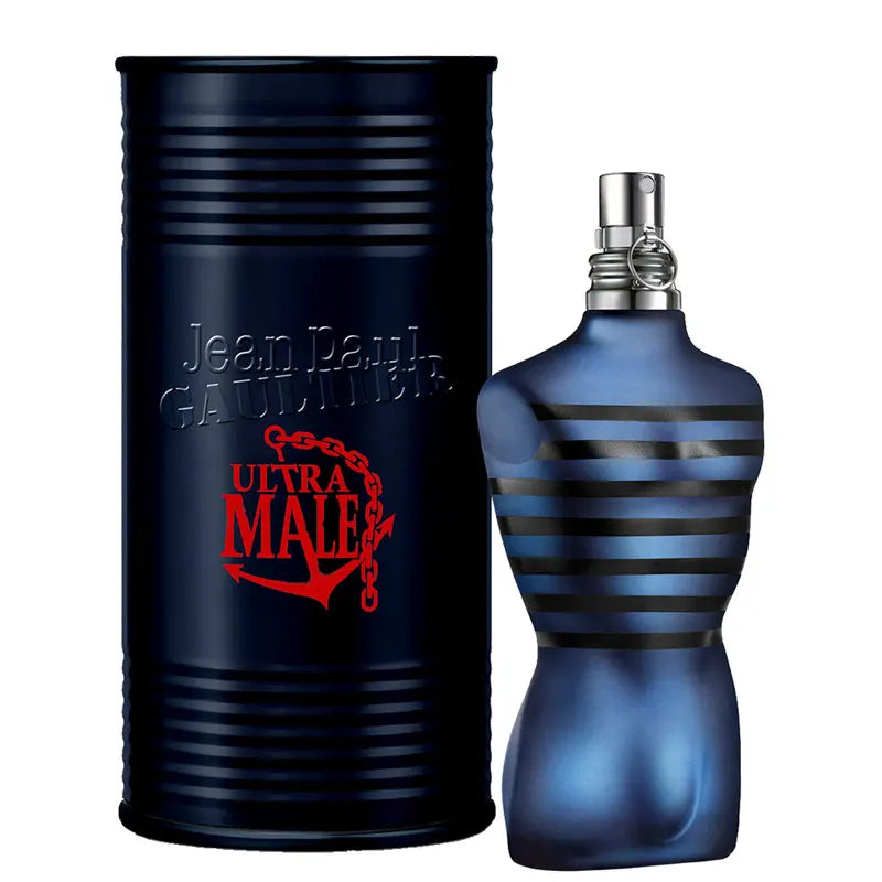 Ultra Male By Jean Paul Gaultier Men Eau De Toilette Intense Spray Long Lasting Fragrance Cologne Natural French Perfume 125ML